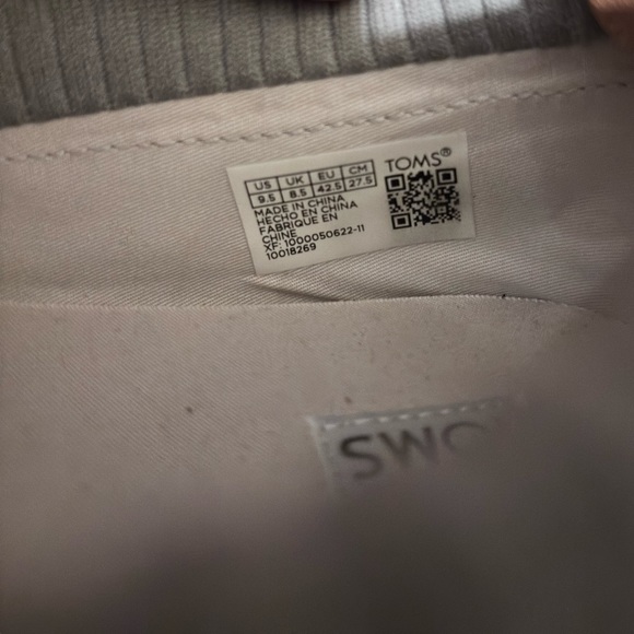 Tomโs Menโs Alpargata Loafer Flat in gray size 9.5 - Picture 6 of 9